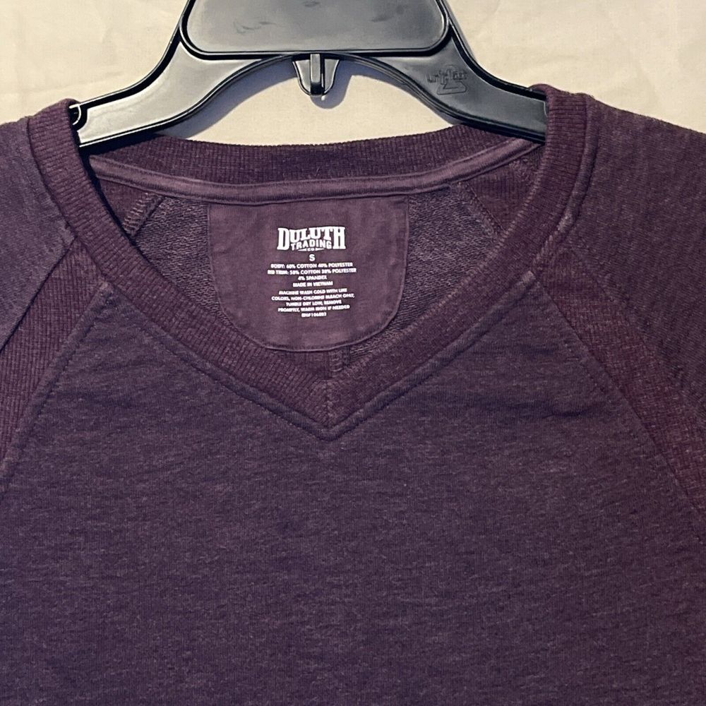 Duluth Trading Vneck Sweatshirt With Pockets Men's Small